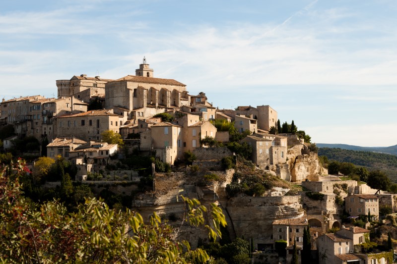 The town of Gordes in Provence, France.